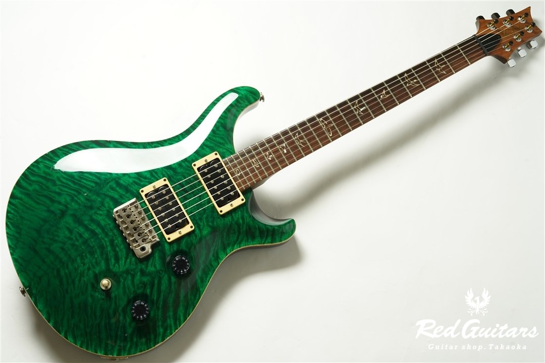 Custom24 10top Quilt Roseneck - Emerald Green